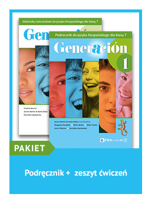 To zdjęcie przedstawia: GENERACION 1 (KLVII) ZESTAW: Podręcznik + zeszyt ćwiczeń