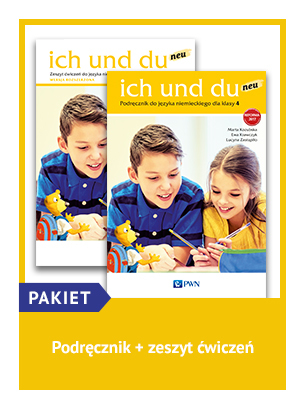 To zdjęcie przedstawia: ICH UND DU NEU Klasa 4 ZESTAW Podręcznik +  zeszyt ćwiczeń