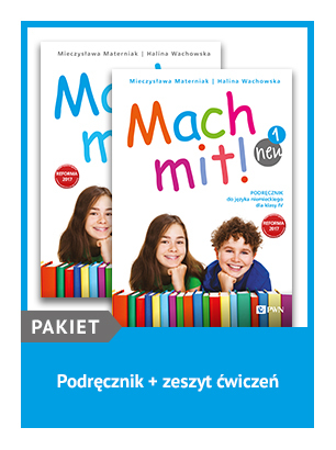 To zdjęcie przedstawia: MACH MIT! NEU 1 (KLIV) ZESTAW Podręcznik + zeszyt ćwiczeń