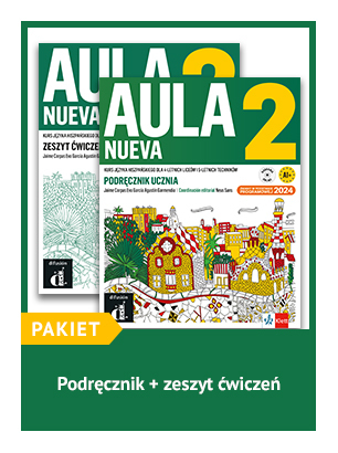 To zdjęcie przedstawia: AULA NUEVA 2 ZESTAW: Podręcznik + zeszyt ćwiczeń