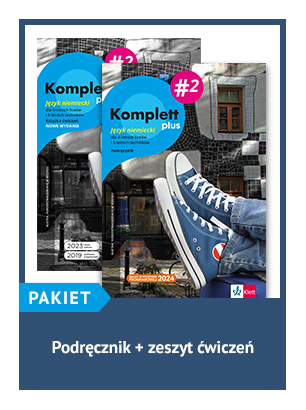 To zdjęcie przedstawia: KOMPLETT PLUS 2. ZESTAW: Podręcznik + zeszyt ćwiczeń