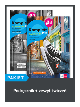 To zdjęcie przedstawia: KOMPLETT PLUS 3. ZESTAW: Podręcznik + zeszyt ćwiczeń