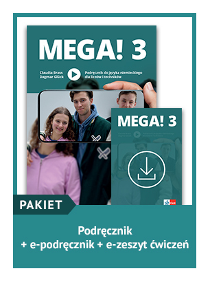 To zdjęcie przedstawia: MEGA! 3 PAKIET Podręcznik + e-podręcznik + e-zeszyt ćwiczeń