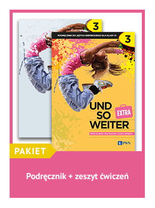 To zdjęcie przedstawia: UND SO WEITER 3 EXTRA (KLVI) ZESTAW Podręcznik + zeszyt ćwiczeń