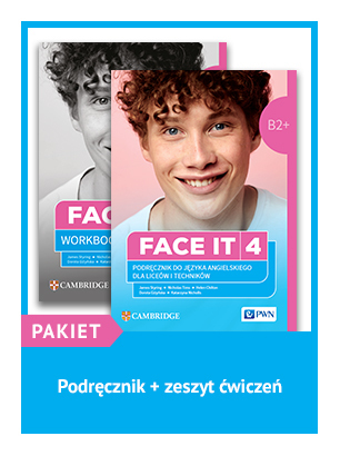 To zdjęcie przedstawia: Face it 4 ZESTAW: Podręcznik + zeszyt ćwiczeń